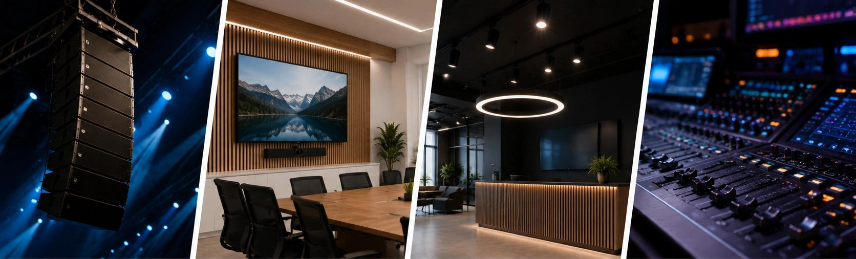 Audio, Video und Licht Distribution