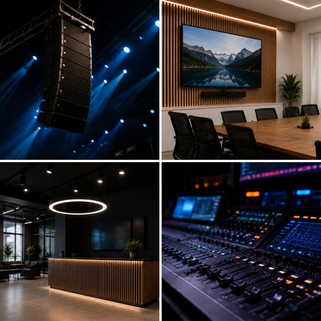 Audio, Video und Licht Distribution