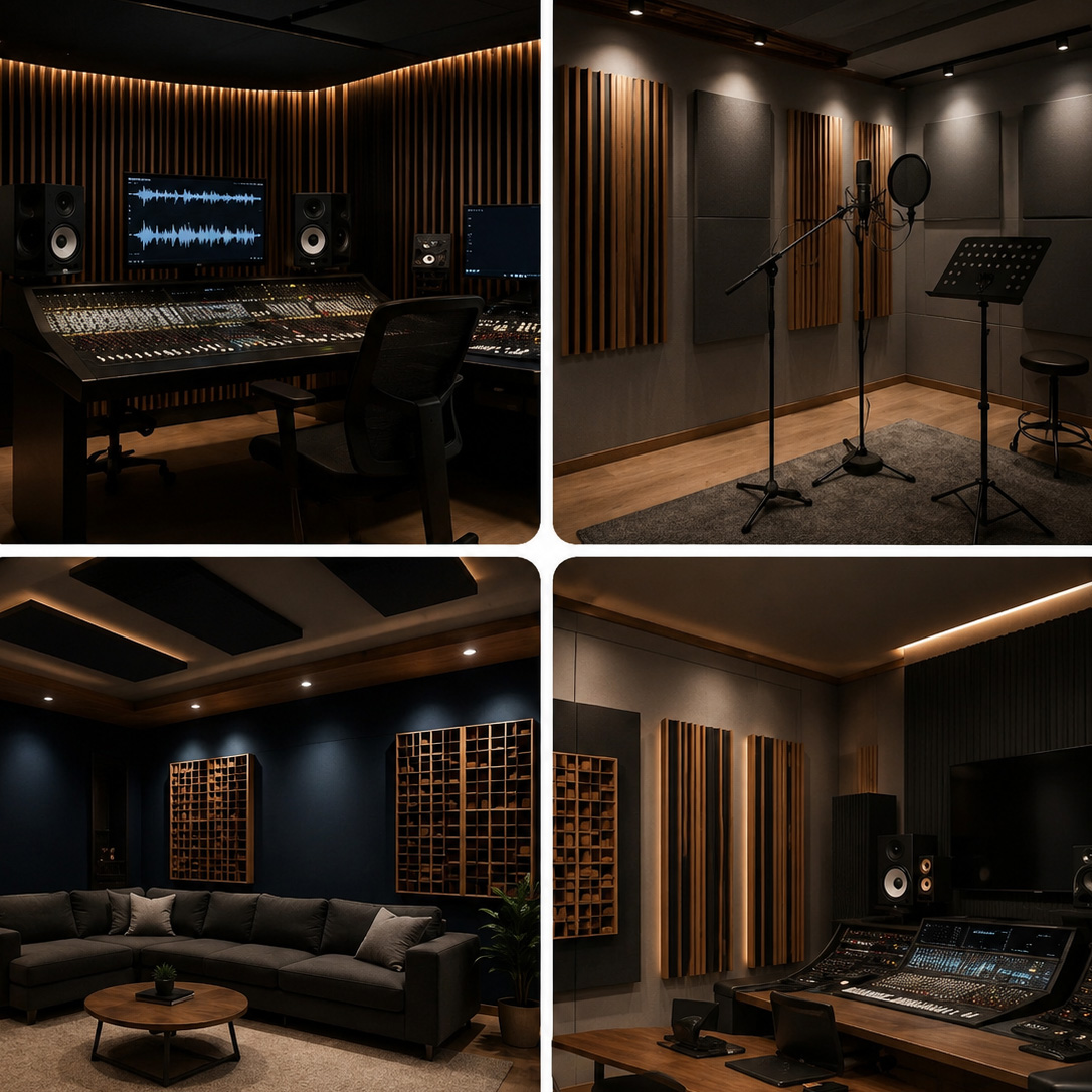 Akustiklösungen für Tonstudios auf höchstem Niveau
